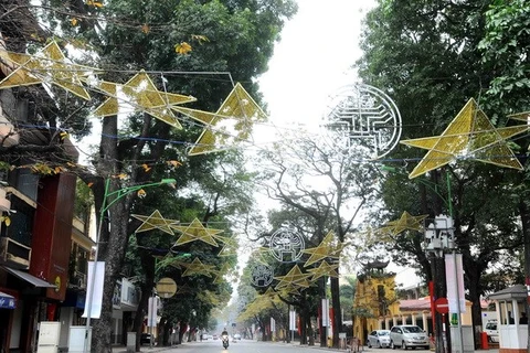 Hang Bai street. Photo: VNA